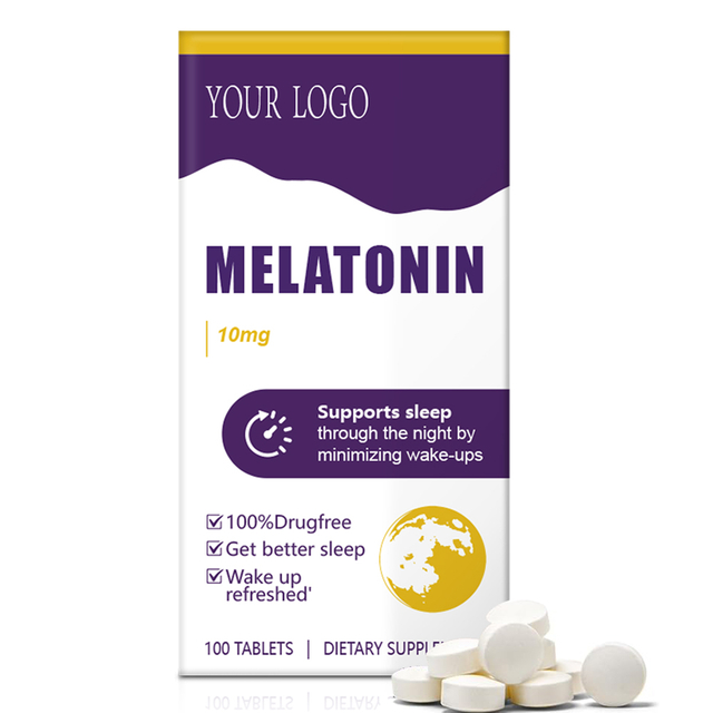 Comprim&eacute;s de m&eacute;latonine pour le sommeil &agrave; haute puissance 10 mg