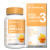 Gummies DHA v&eacute;g&eacute;taliennes pour enfants | Huile d'Algue Om&eacute;ga-3 + Vitamine C